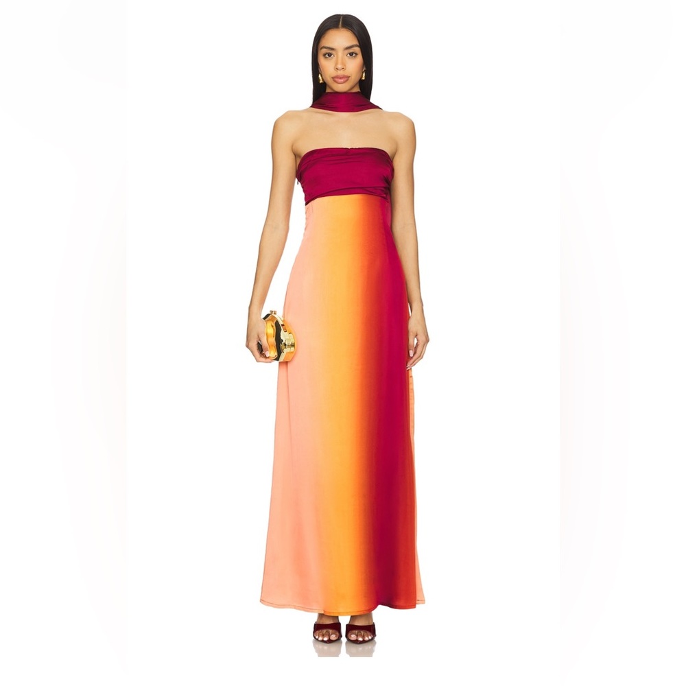 Yllw the Label Vivia Scarf Dress in Aurora